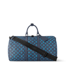 Load image into Gallery viewer, LOUIS KEEPALL BANDOULIERE 50 MONOGRAM (RIVER BLUE)
