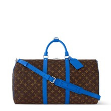 Load image into Gallery viewer, LOUIS KEEPALL BANDOULIERE MACASSAR 50 (BLUE)