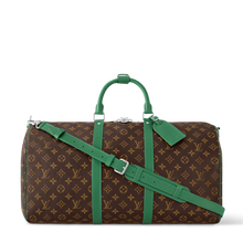 Load image into Gallery viewer, LOUIS KEEPALL BANDOULIERE MACASSAR 50 (GREEN)