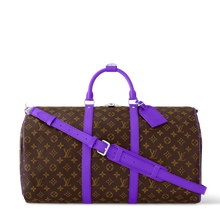 Load image into Gallery viewer, LOUIS KEEPALL BANDOULIERE MACASSAR 50 (PURPLE)