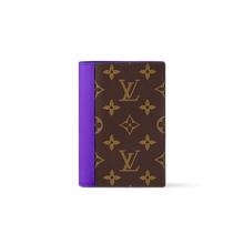 Load image into Gallery viewer, LOUIS MONOGRAM PASSPORT HOLDER LEATHER (PURPLE)