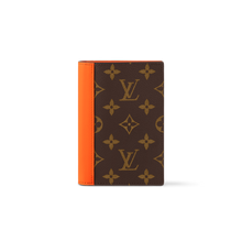Load image into Gallery viewer, LOUIS MONOGRAM PASSPORT HOLDER LEATHER (ORANGE)
