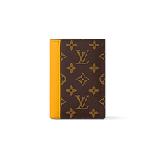 Load image into Gallery viewer, LOUIS MONOGRAM PASSPORT HOLDER LEATHER (YELLOW)
