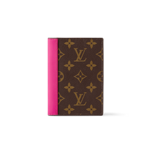 Load image into Gallery viewer, LOUIS MONOGRAM PASSPORT HOLDER LEATHER (PINK)