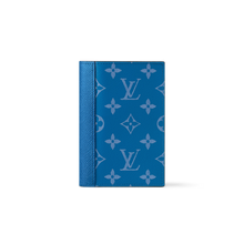 Load image into Gallery viewer, LOUIS MONOGRAM PASSPORT HOLDER (BLUE)
