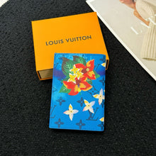Load image into Gallery viewer, LOUIS VACATION PASSPORT HOLDER (BLUE)

