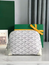 Load image into Gallery viewer, VENDOME COSMETIC POUCH (WHITE)
