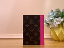 Load image into Gallery viewer, LOUIS MONOGRAM PASSPORT HOLDER LEATHER (PINK)
