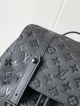 Load image into Gallery viewer, LOUIS CHRISTOPHER MM TAURILLON LEATHER BACKPACK (BLACK)
