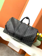 Load image into Gallery viewer, LOUIS KEEPALL BANDOULIERE 50 MONOGRAM (BLACK)
