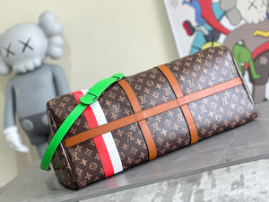 LOUIS KEEPALL BANDOULIERE 55 MONOGRAM (BROWN)