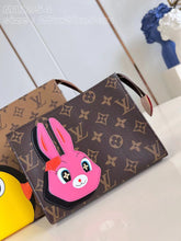 Load image into Gallery viewer, LOUIS TOILETRY MONOGRAM CARTOON TRIO POUCH
