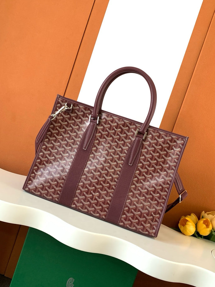MORVAN DOCUMENT CASE (BURGUNDY)