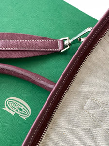 MORVAN DOCUMENT CASE (BURGUNDY)
