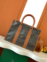 Load image into Gallery viewer, MORVAN DOCUMENT CASE (BLACK TAN)
