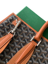 Load image into Gallery viewer, MORVAN DOCUMENT CASE (BLACK TAN)
