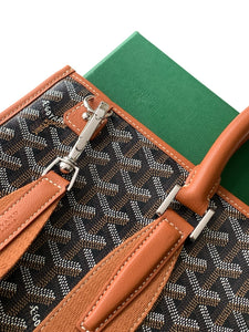 MORVAN DOCUMENT CASE (BLACK TAN)