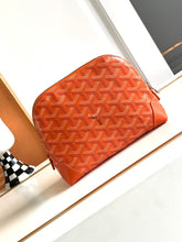 Load image into Gallery viewer, VENDOME COSMETIC POUCH (ORANGE)
