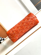 Load image into Gallery viewer, VENDOME COSMETIC POUCH (ORANGE)
