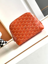Load image into Gallery viewer, VENDOME COSMETIC POUCH (ORANGE)
