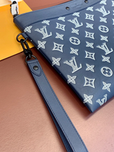 Load image into Gallery viewer, LOUIS MONOGRAM POUCH INK TO-GO (BLUE)
