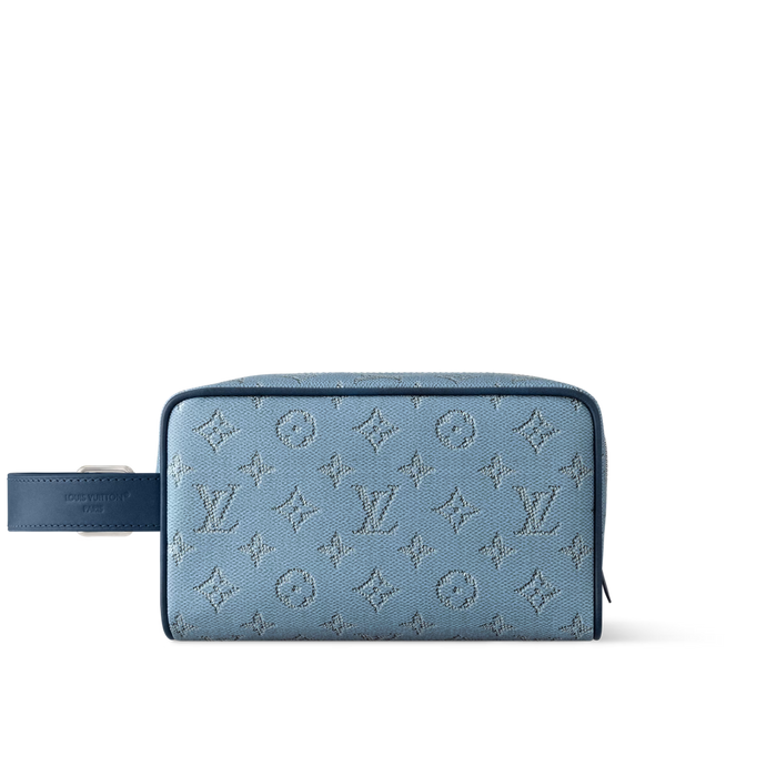 LOUIS LOCKER DOPP KIT (NAVY & SKY BLUE)