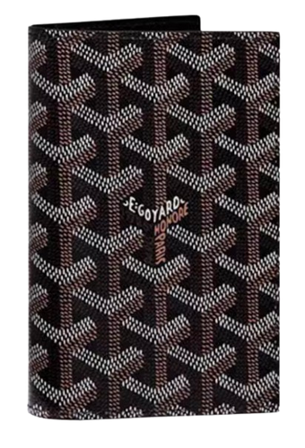 Goyard passport holder black best sale