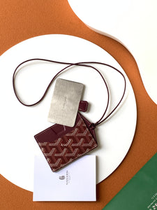 VENUS CARD HOLDER (BURGUNDY)