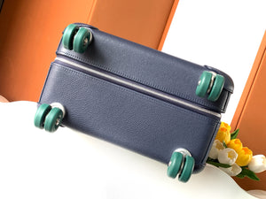 CABIN SUITCASE 24L (NAVY BLUE ABSTRACT)
