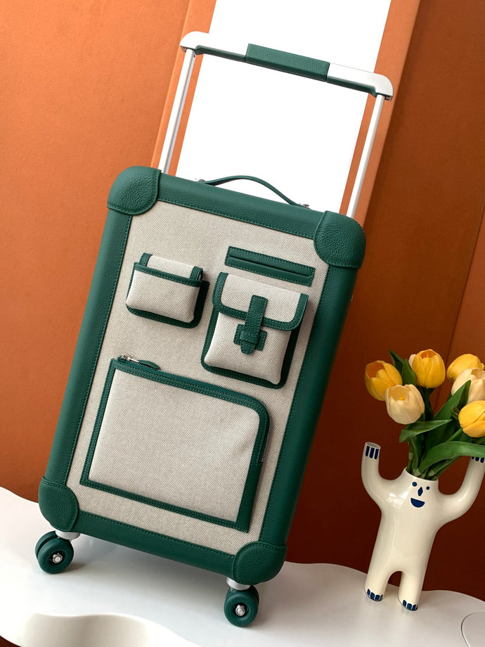 CABIN SUITCASE 24L (FOREST GREEN - POCKETS)