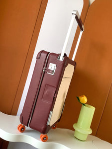 CABIN SUITCASE 24L (BURGUNDY - POCKETS)