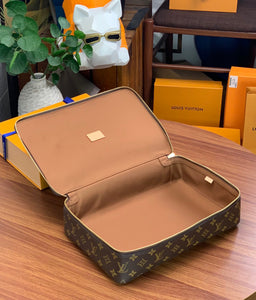 LOUIS TRIO PACKING CUBE MONOGRAM (BROWN)