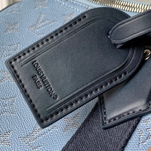 Load image into Gallery viewer, LOUIS KEEPALL BANDOULIERE 50 (MONOGRAM HERITAGE - NAVY &amp; SKY BLUE)

