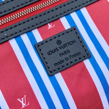 Load image into Gallery viewer, LOUIS KEEPALL BANDOULIERE 50 (MONOGRAM HERITAGE - NAVY &amp; SKY BLUE)
