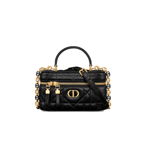 christian caro mini vanity bag (black) - Main Image
