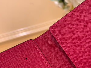 LOUIS MONOGRAM PASSPORT HOLDER LEATHER (PINK)