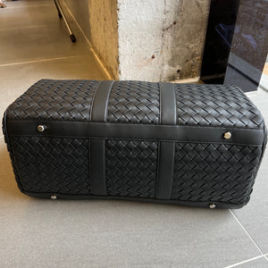 INTRECCIATO LARGE DUFFEL BAG (BLACK)
