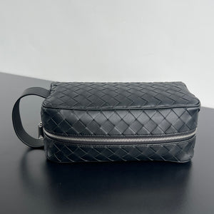 INTRECCIATO TRAVEL POUCH (BLACK)