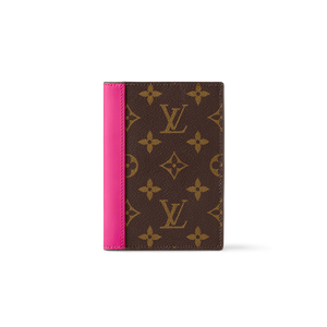 LOUIS MONOGRAM PASSPORT HOLDER LEATHER (PINK)